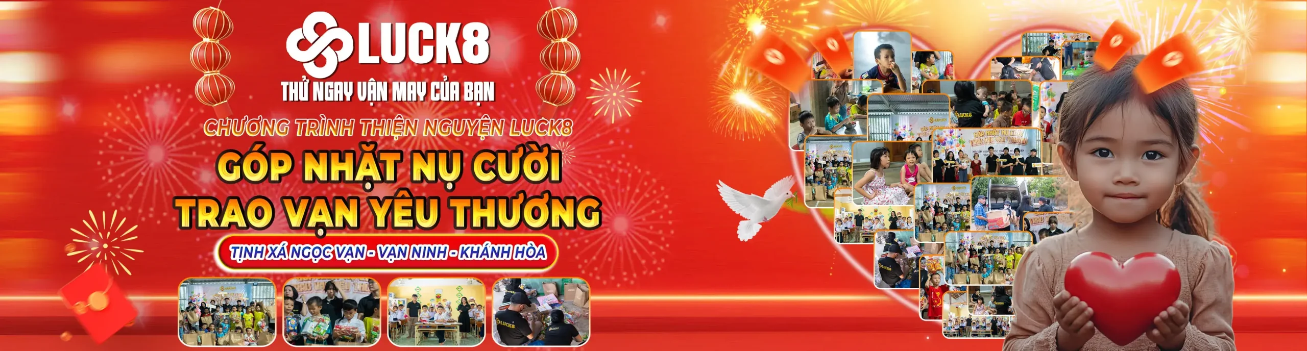 chương trình thiện nguyện luck8